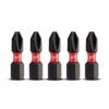 Milwaukee 48324601 SHOCKWAVE- PH2 Insert Bit - 5 Pack
