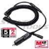 Milwaukee M12CP/ECHJ 12V DC Heated Jacket Car Plug Adapter