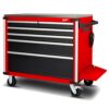 Milwaukee 48228538 1016mm (40") 6 Drawer Mobile Work Bench Tool Trolley with Steel Top