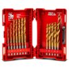 Milwaukee 48894860 19pce SHOCKWAVE RED HELIX Titanium Drill Bit Set