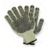 Cotton Knit Polka dot reversible glove (GPDREV)